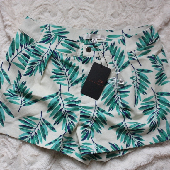 JOA Los Angeles Pants - Nordstrom JOA Los Angeles Shorts Flowy Fern Print